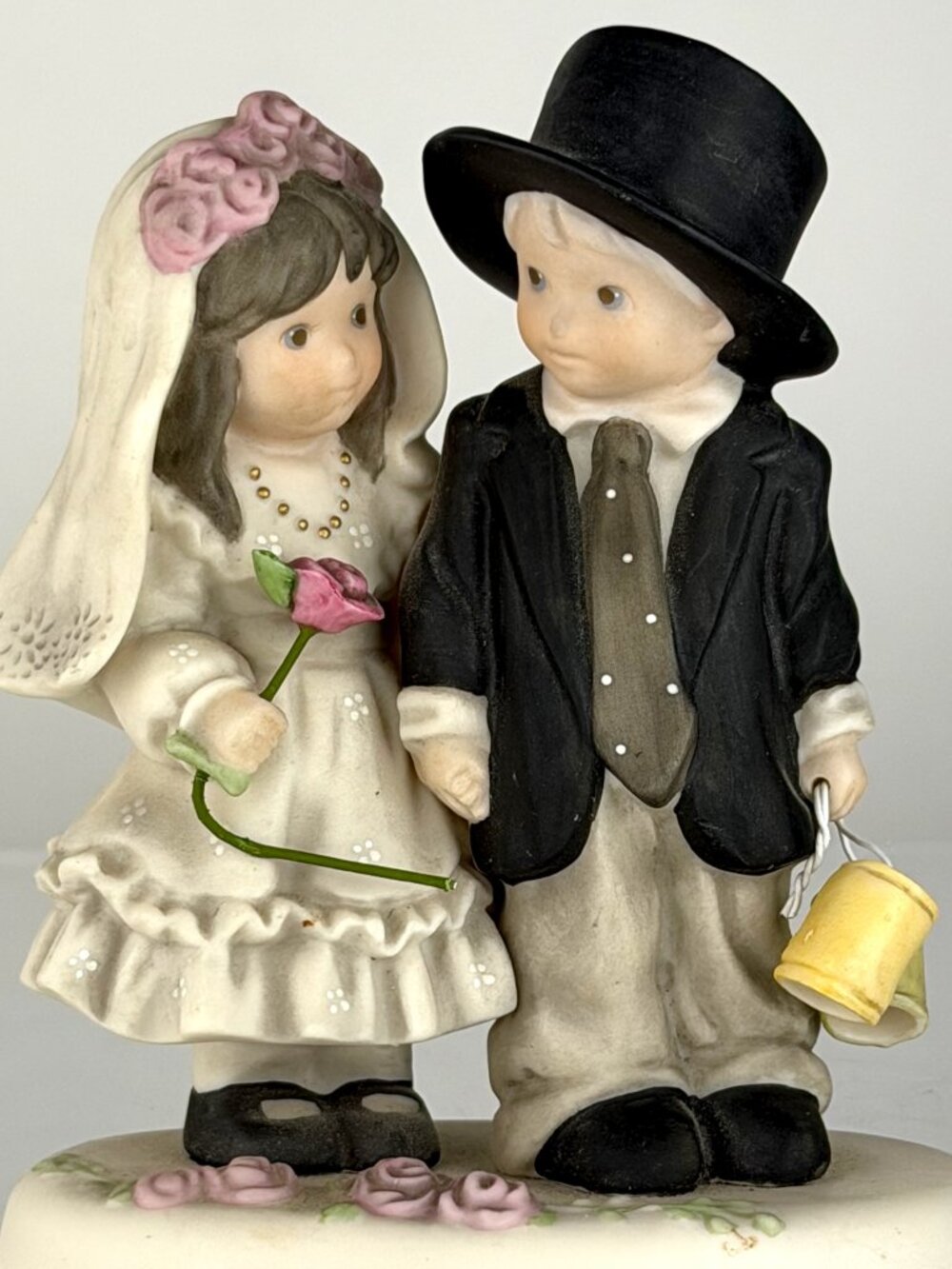 Bride and Groom Figurine 1997 Enesco Cake Topper “Promises of Love”